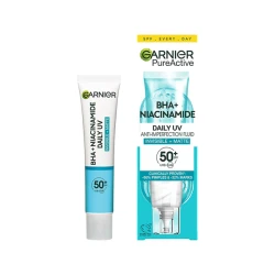Garnier Pure Active Bha + Niacinamide Daily UV Fluid SPF 50ml Garnier Pure Active Bha + Niacinamide Daily UV Fluid SPF 50ml