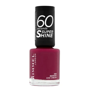 Rimmel 60 Seconds Super Shine Nail Polish 340 Berries & Cream Rimmel 60 Seconds Super Shine Nail Polish 340 Berries & Cream