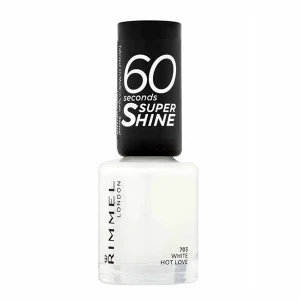 Rimmel 60 Seconds Super Shine Nail Polish White Hot Love 703 Rimmel 60 Seconds Super Shine Nail Polish White Hot Love 703