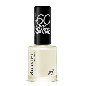 Rimmel 60 Seconds Super Shine Nail Polish 730 Silver Bullet