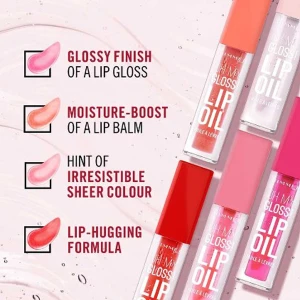 Rimmel Oh My Gloss Lip Oil Pink Flush Rimmel Oh My Gloss Lip Oil Pink Flush