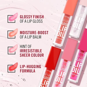 Rimmel Oh My Gloss! Lip Oil 005 Pink Sugar Rimmel Oh My Gloss! Lip Oil 005 Pink Sugar