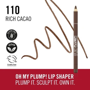 Rimmel Oh My Plump! Lip Shaper 110 Rich Cacao Rimmel Oh My Plump! Lip Shaper 110 Rich Cacao