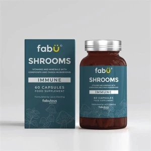 Fab&Uuml; Shrooms Immune Food Supplement 60 Capsules
