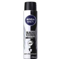 Nivea Men Black & White Invisible Deodorant 250ml Nivea Men Black & White Invisible Deodorant 250ml