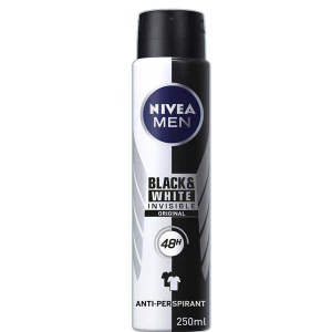 Nivea Men Black & White Invisible Deodorant 250ml Nivea Men Black & White Invisible Deodorant 250ml