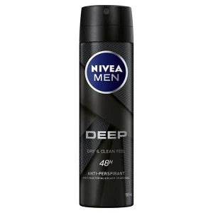 Nivea Men Deep Clean Black Charcoal Deodorant 150Ml Nivea Men Deep Clean Black Charcoal Deodorant 150Ml