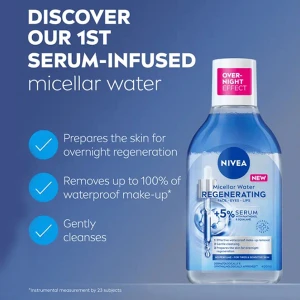 Nivea Regenerating Micellar Water Serum Infused 400ml