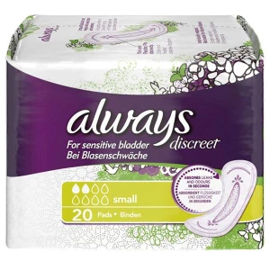 Always Discreet Sensitive Bladder Pads Small (20) Always Discreet Sensitive Bladder Pads Small (20)