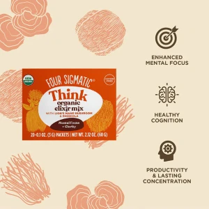 Four Sigma Foods Elixir Mix Instant Lions Mane (20 sachets) Four Sigma Foods Elixir Mix Instant Lions Mane (20 sachets)