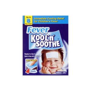 Kool N Soothe Kids Cooling Strips Sachets 4 Kool N Soothe Kids Cooling Strips Sachets 4
