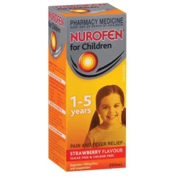Nurofen For Children 100mg Oral Suspension Strawberry 200ml