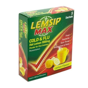 Lemsip Max Cold & Flu 1000Mg Powder Solution 5 Pack Lemsip Max Cold & Flu 1000Mg Powder Solution 5 Pack