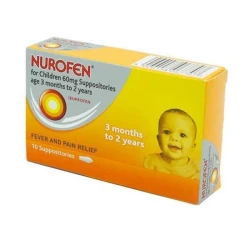 Nurofen For Children Suppositories 60Mg 10 Pack Nurofen For Children Suppositories 60Mg 10 Pack