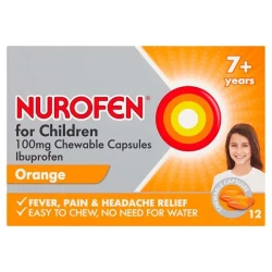 Nurofen For Children 100Mg Soft Chew 7 Years Plus (12 Tablets) Nurofen For Children 100Mg Soft Chew 7 Years Plus (12 Tablets)