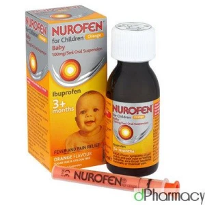 Nurofen For Children 100mg/5ml Orange 150ml Nurofen For Children 100mg/5ml Orange 150ml