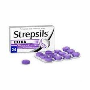 Strepsils Extra Blackcurrant Lozenges (24 lozenges)