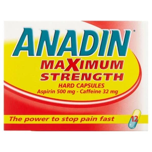 Anadin Maximum Strength 12 Capsules