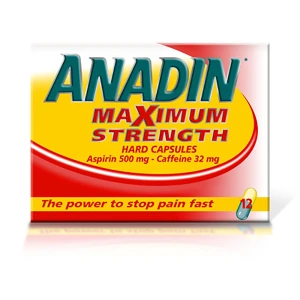 Anadin Maximum Strength 12 Capsules Anadin Maximum Strength 12 Capsules