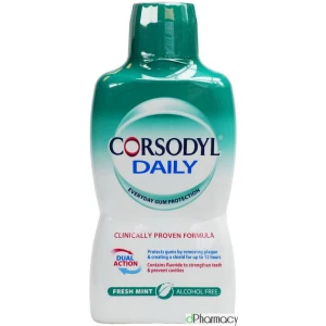 Corsodyl Daily Mouthwash Fresh Mint 500ml Corsodyl Daily Mouthwash Fresh Mint 500ml