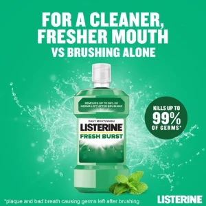 Listerine Fresh Burst Mouthwash 500ml