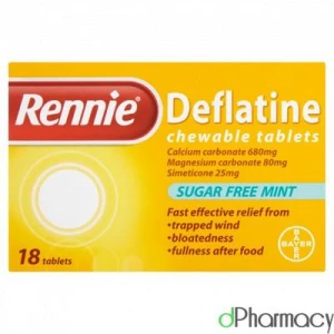 Rennie Deflatine Chewable Tablets (15) Rennie Deflatine Chewable Tablets (15)