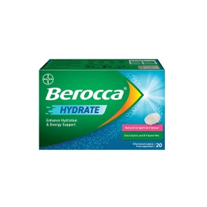 Berocca Hydrate Grapefruit Effervescent Tablets 20s Berocca Hydrate Grapefruit Effervescent Tablets 20s