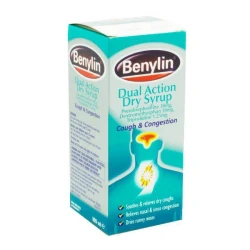 Benylin Dual Action Dry Syrup 100ml Benylin Dual Action Dry Syrup 100ml