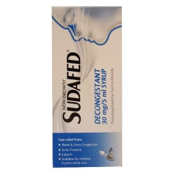 Sudafed Decongestant Syrup 100ml