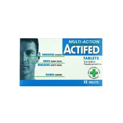Actifed Tablets 60mg/2.5mg (12 Tabs) Actifed Tablets 60mg/2.5mg (12 Tabs)