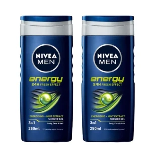 Nivea Men Energy Shower Gel Twinpack Nivea Men Energy Shower Gel Twinpack