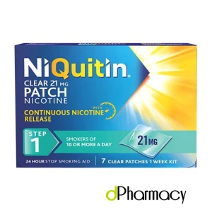 Niquitin Nicotine Patches Step 1 (21Mg) Clear (7)
