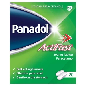 Panadol Actifast 500Mg Tablets 20 Pack