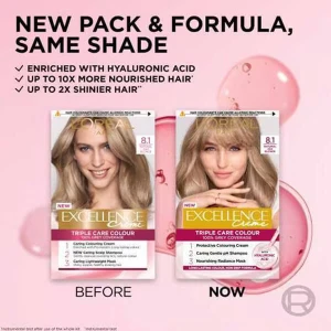 LOreal Excellence Creme 8.1 Natural Ash Blonde LOreal Excellence Creme 8.1 Natural Ash Blonde