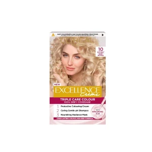 LOreal Excellence Creme Permanent Hair Colour Natural Baby Blonde 10