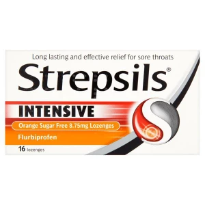 Strepsils Intensive Orange Sugar Free Lozenges (16) Strepsils Intensive Orange Sugar Free Lozenges (16)