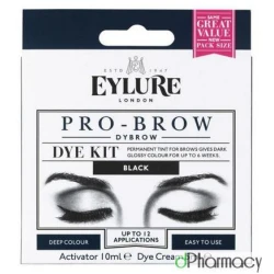 Eylure Eye Lash & Brow Dye Kit Black Activator 10ml Dye Cream 5ml