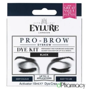 Eylure Eye Lash & Brow Dye Kit Black Activator 10ml Dye Cream 5ml