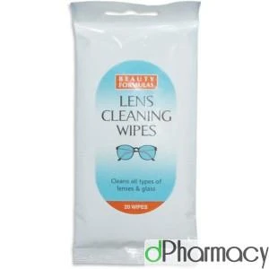 Beauty Formulas Lens Cleaning Wipes 20 pack Beauty Formulas Lens Cleaning Wipes 20 pack