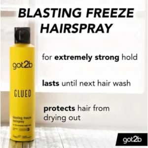 Schwarzkopf Got2b Glued Blasting Freeze Spray 300ml Schwarzkopf Got2b Glued Blasting Freeze Spray 300ml