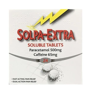 Solpa-Extra 500Mg/65Mg Soluble Tablets 24 Pack