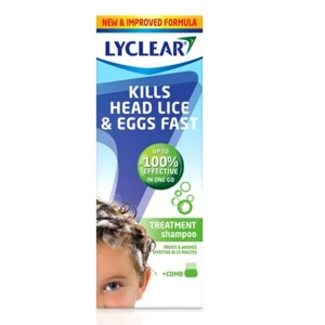 Lyclear Treatment Shampoo with Metal Comb 200ml Lyclear Treatment Shampoo with Metal Comb 200ml