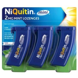 Niquitin 2mg Mini Mint Lozenges (60) Niquitin 2mg Mini Mint Lozenges (60)