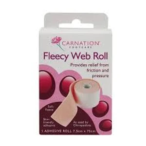 Carnation Footcare Fleecy Web Roll 7.5cm x 7.5cm Carnation Footcare Fleecy Web Roll 7.5cm x 7.5cm