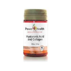 PowerHealth Hyaluronic Acid 200mg & Collagen 200mg Caps (60)