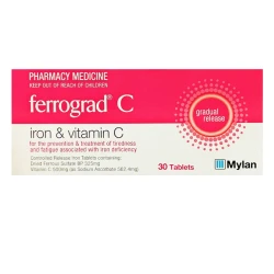 Ferrograd C 325mg/500mg 30 Prolonged Release Tablets Ferrograd C 325mg/500mg 30 Prolonged Release Tablets