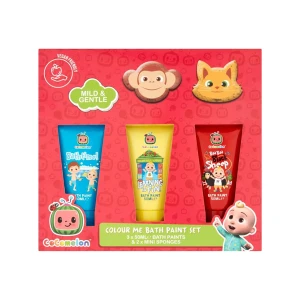 Cocomelon Colour Me Bath Paint & Sponge Set