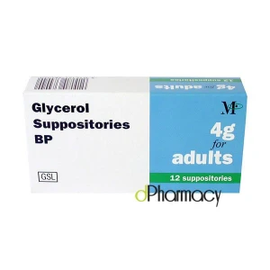 Glycerol Suppositories For Adults (12 Pack)