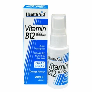 Healthaid Vit B12 1000ug Spray 20ml Healthaid Vit B12 1000ug Spray 20ml