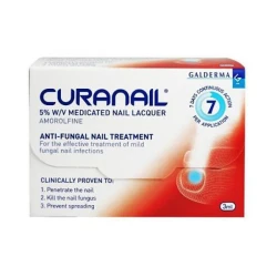 Curanail 5% Medicated Anti Fungal Nail Lacquer 2.5G Curanail 5% Medicated Anti Fungal Nail Lacquer 2.5G